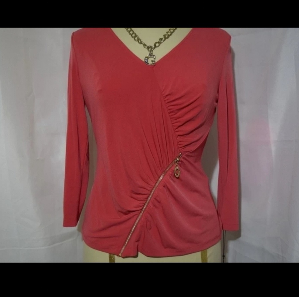 Ivanka Trump Coral Blouse